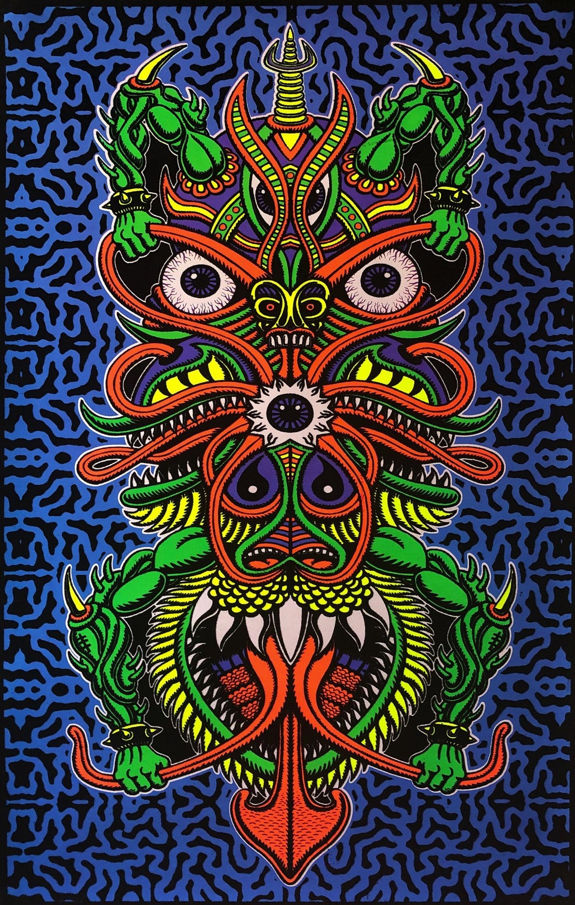 Angel Of Death By: Chris Dyer - Black Light Poster