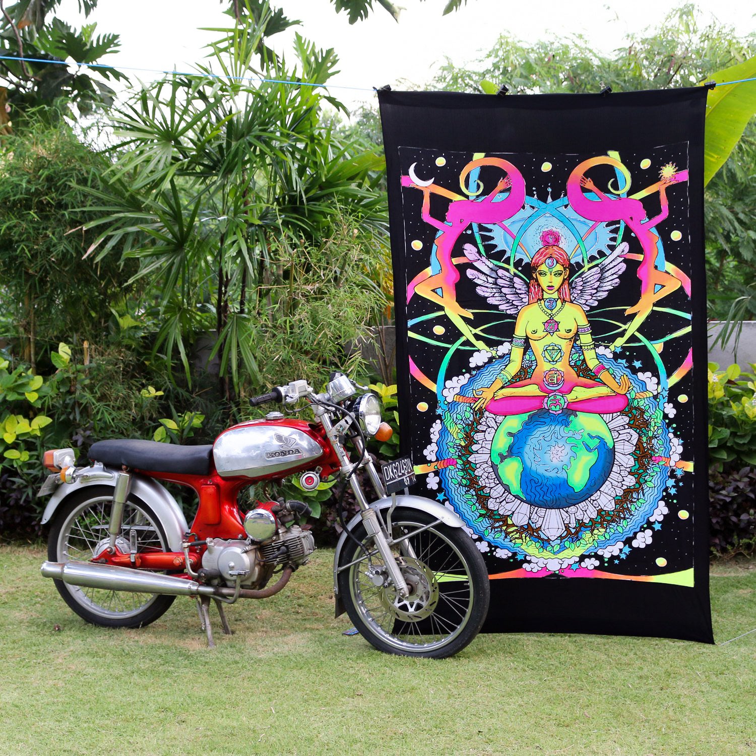 Chakra Goddess - UV Backdrop