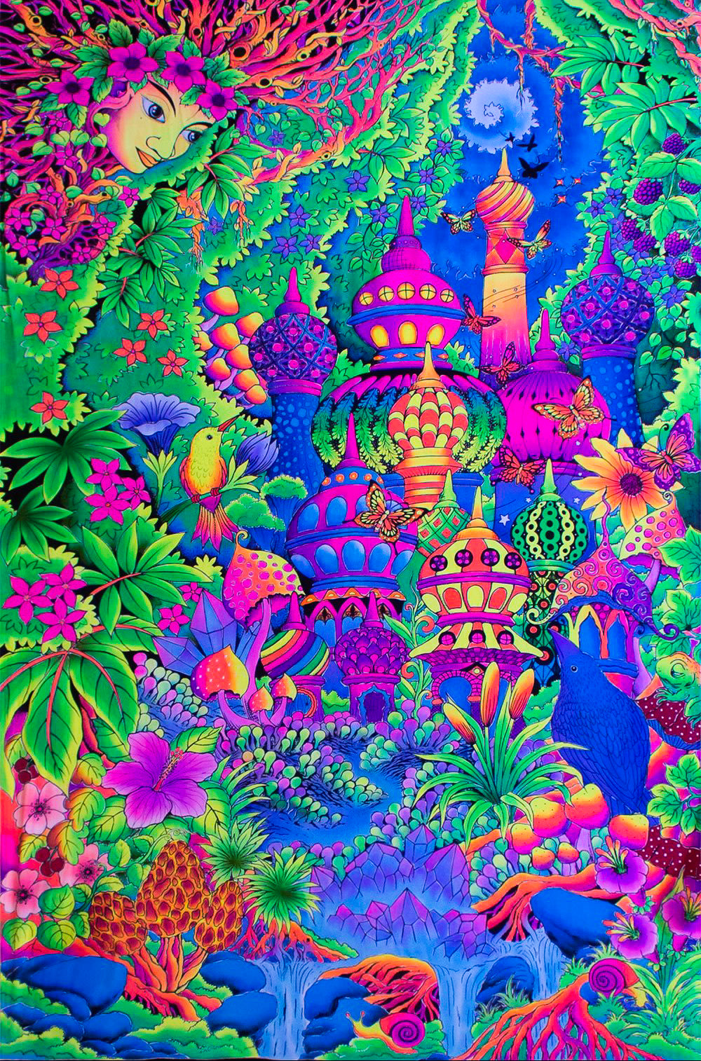 Garden of Delights - UV Backdrop