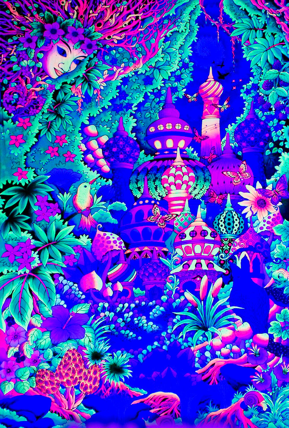 Garden of Delights - UV Backdrop