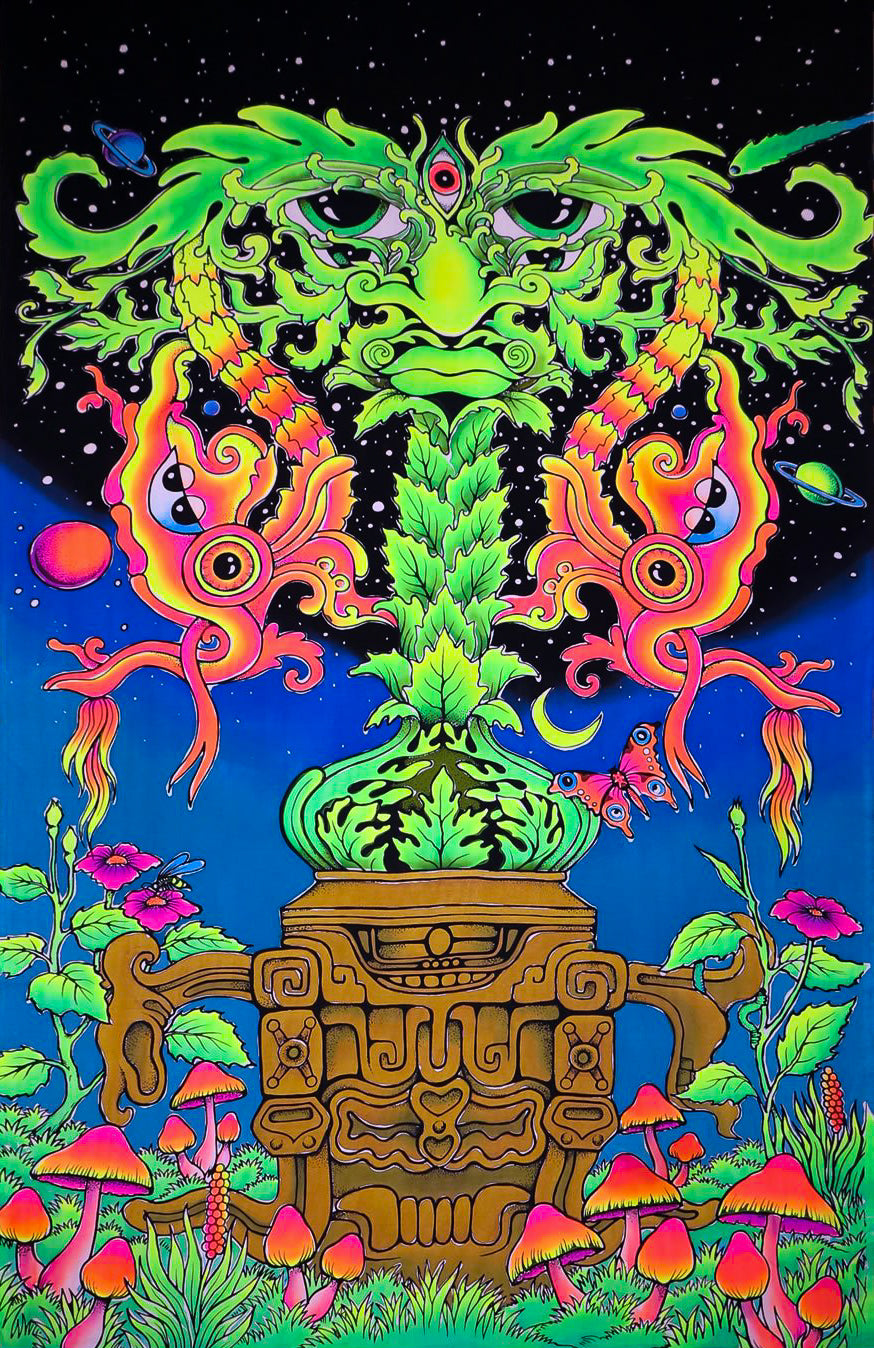 Green Man - UV Backdrop