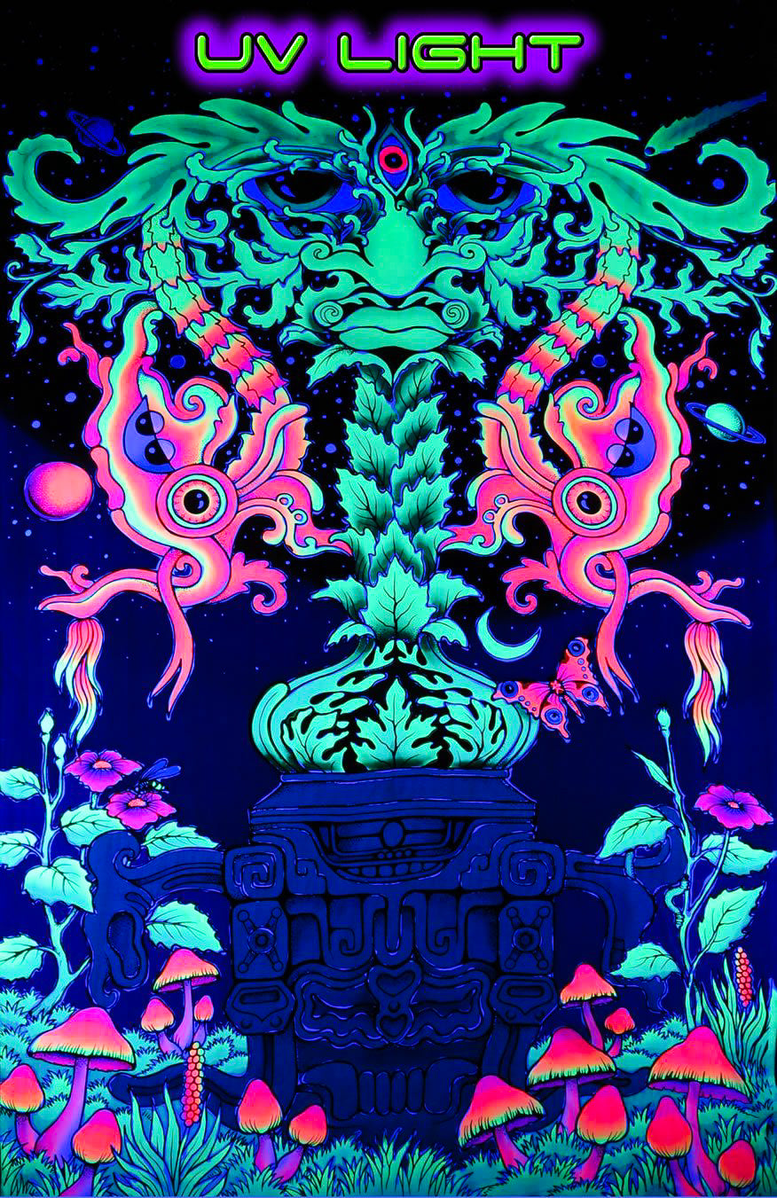 Green Man - UV Backdrop