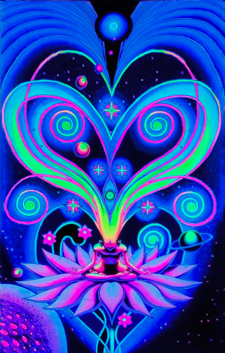 Heart Space - UV Backdrop