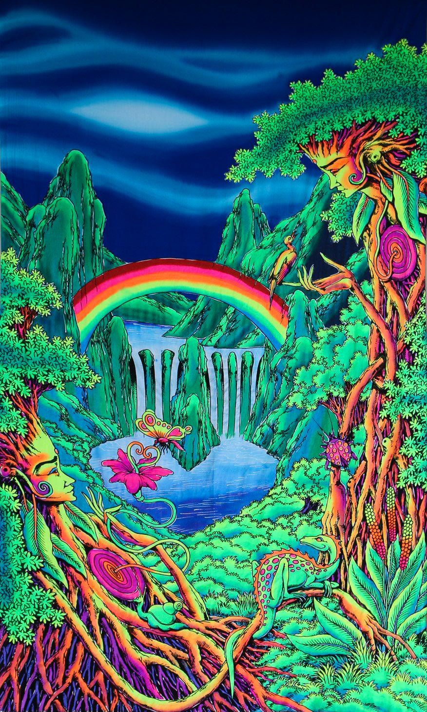 Rainbow Falls - UV Backdrop