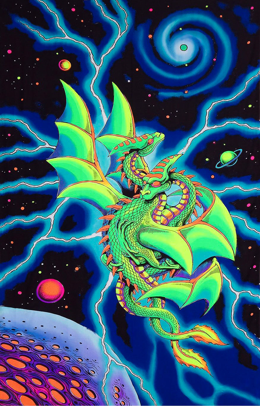 Space Dragons - UV Backdrop