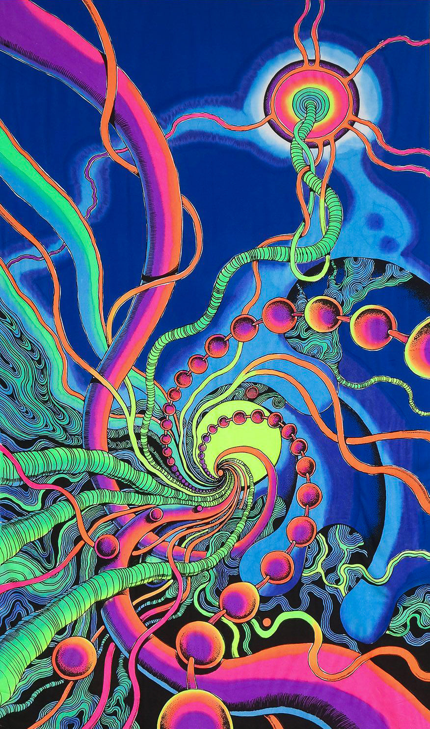 Spiral Threads - UV Backdrop