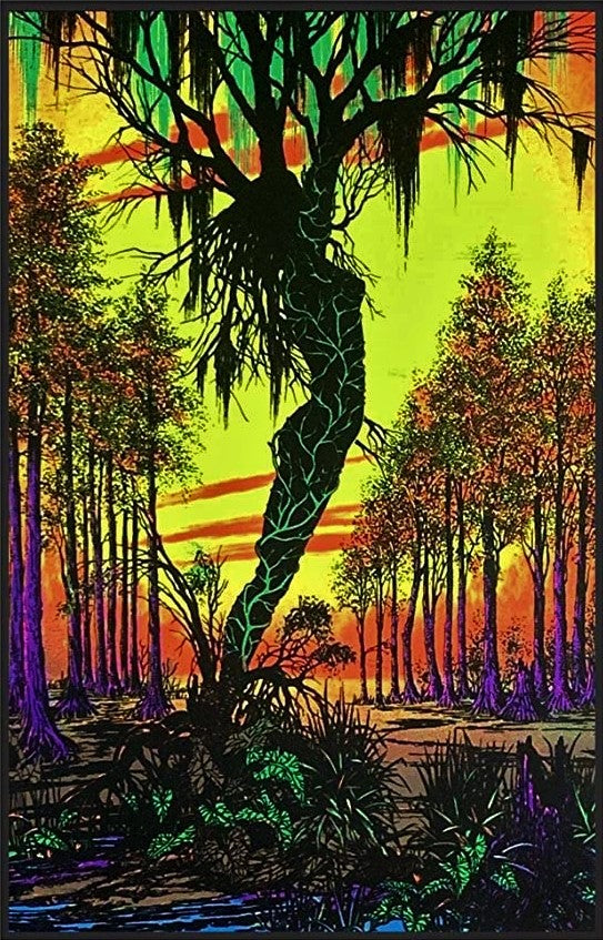 Swamp Mirage - Black Light Poster