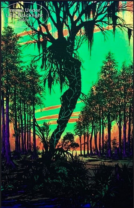 Swamp Mirage - Black Light Poster
