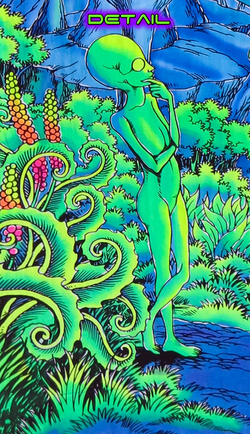 Aliens and Dragons - UV Backdrop