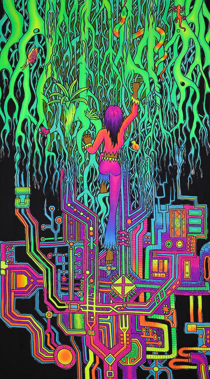 Back To Nature - UV Backdrop